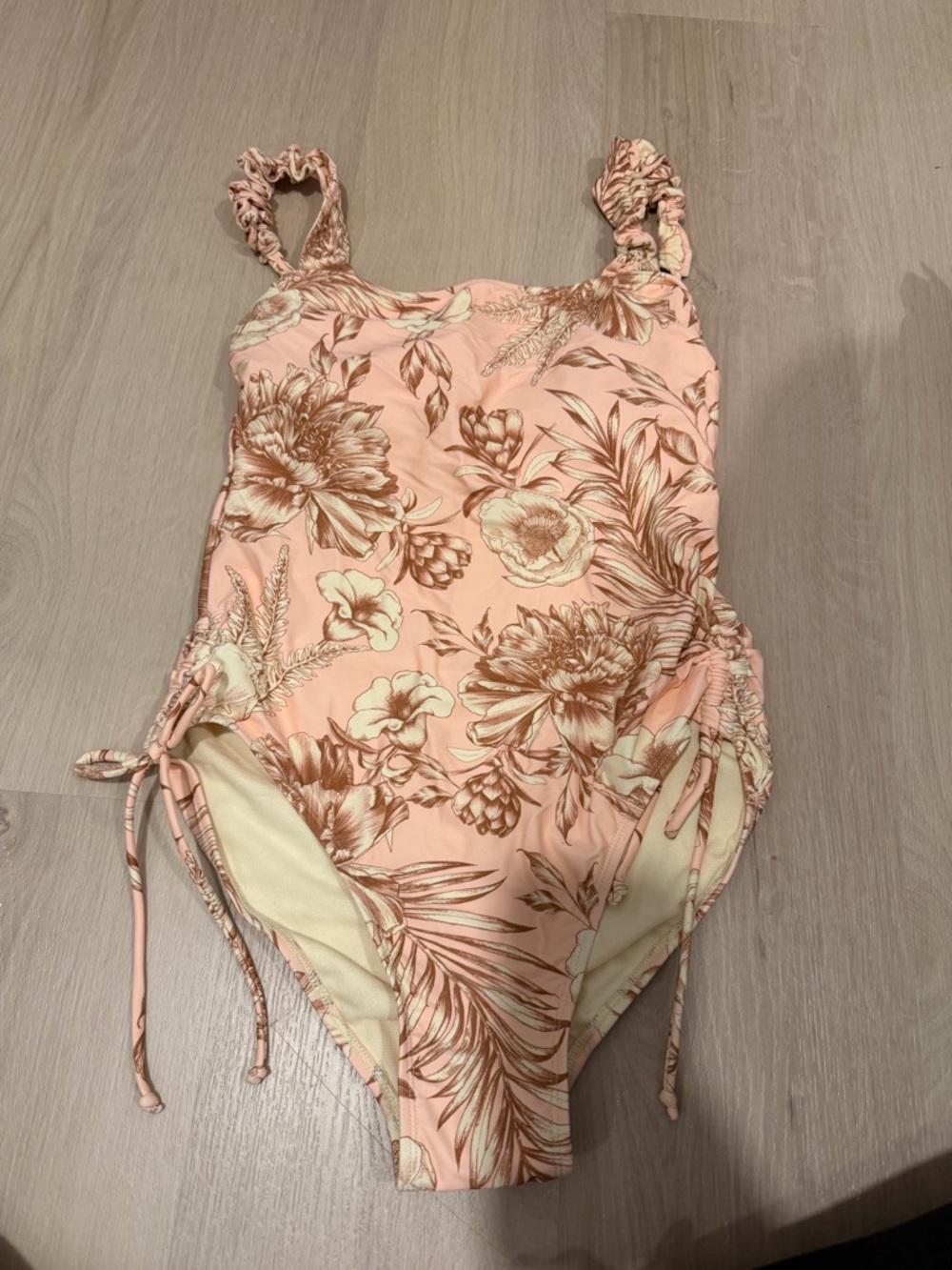 Target x Agua Bendita Pink Floral One-Piece Swimsuit